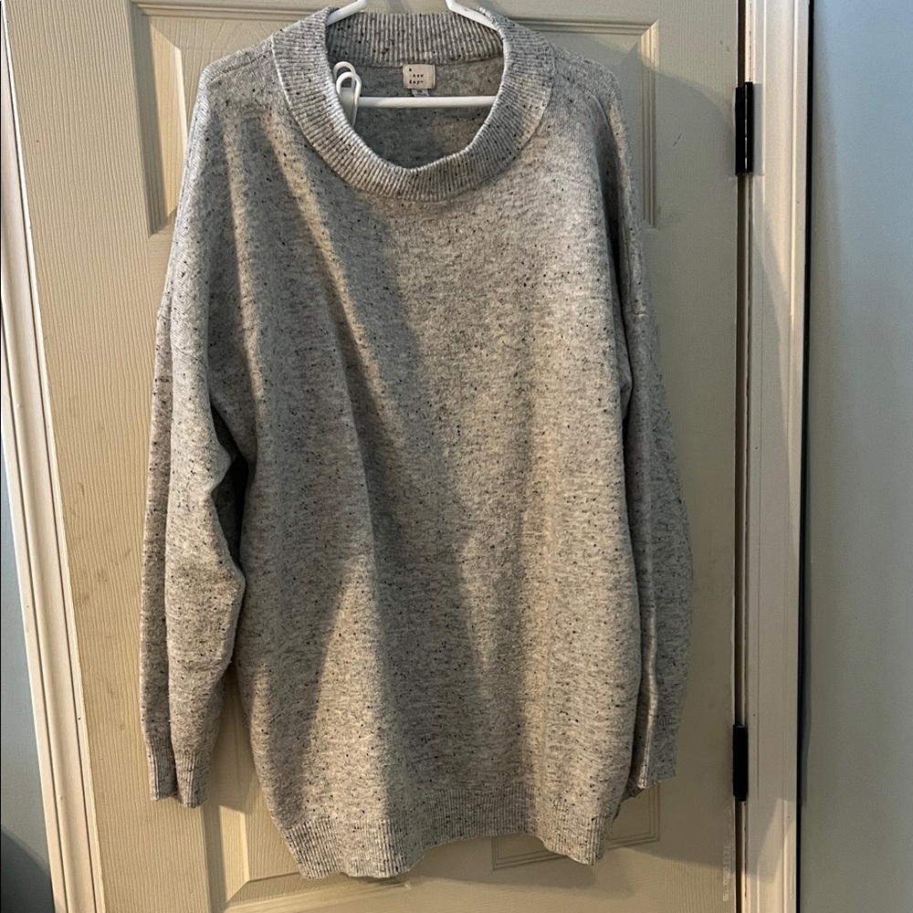 A New Day Speckled Gray Sweater